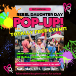 Free Pizza Demo at Rebel Daughter Day May 17, 2:30 PM